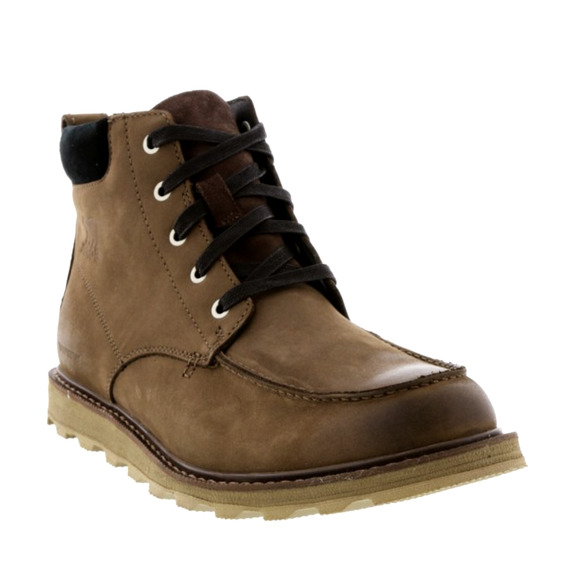 Sorel Other - SOREL Mens 10 MADSON MOC TOE WATERPROOF BOOTS Brown Leather Rain Work Shoes